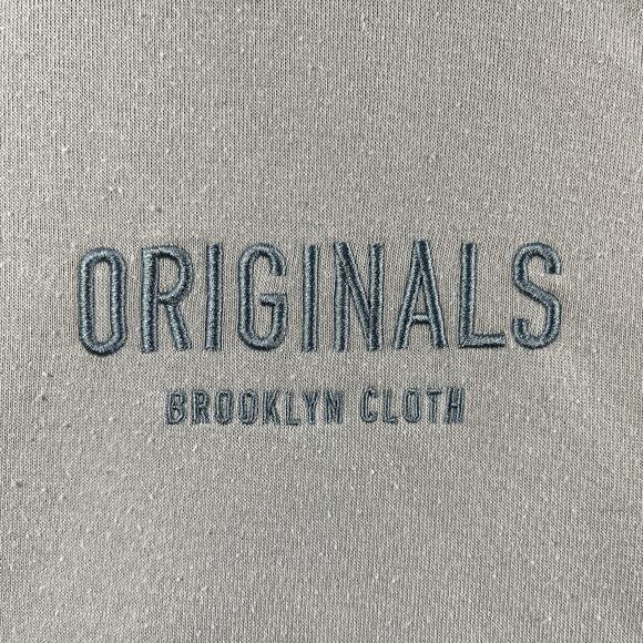 Originals Brooklyn Cloth Hoodie Mens Large Pullover Long Sleeve Sweatshirt Hood - Picture 2 of 11